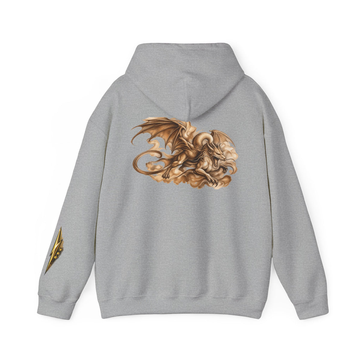 Hoodie — Golden Dragon Art Pullover