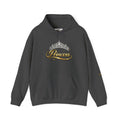 Princess Tiara Hoodie — Gold Script Crown Sweatshirt
