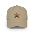 Sheriff Star Cap — Low Profile Baseball Hat with Gold Badge Embroidery
