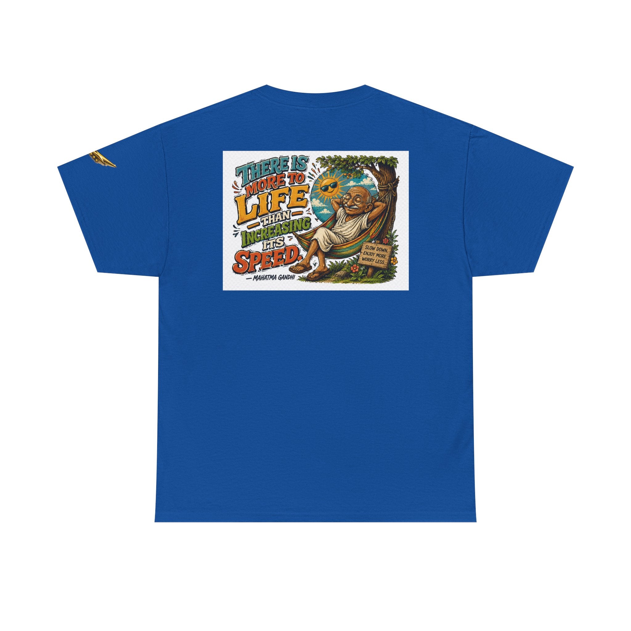 Relaxed Graphic Tee — "There Is More To Life Than Increasing Its Speed" Vintage Beach Shirt