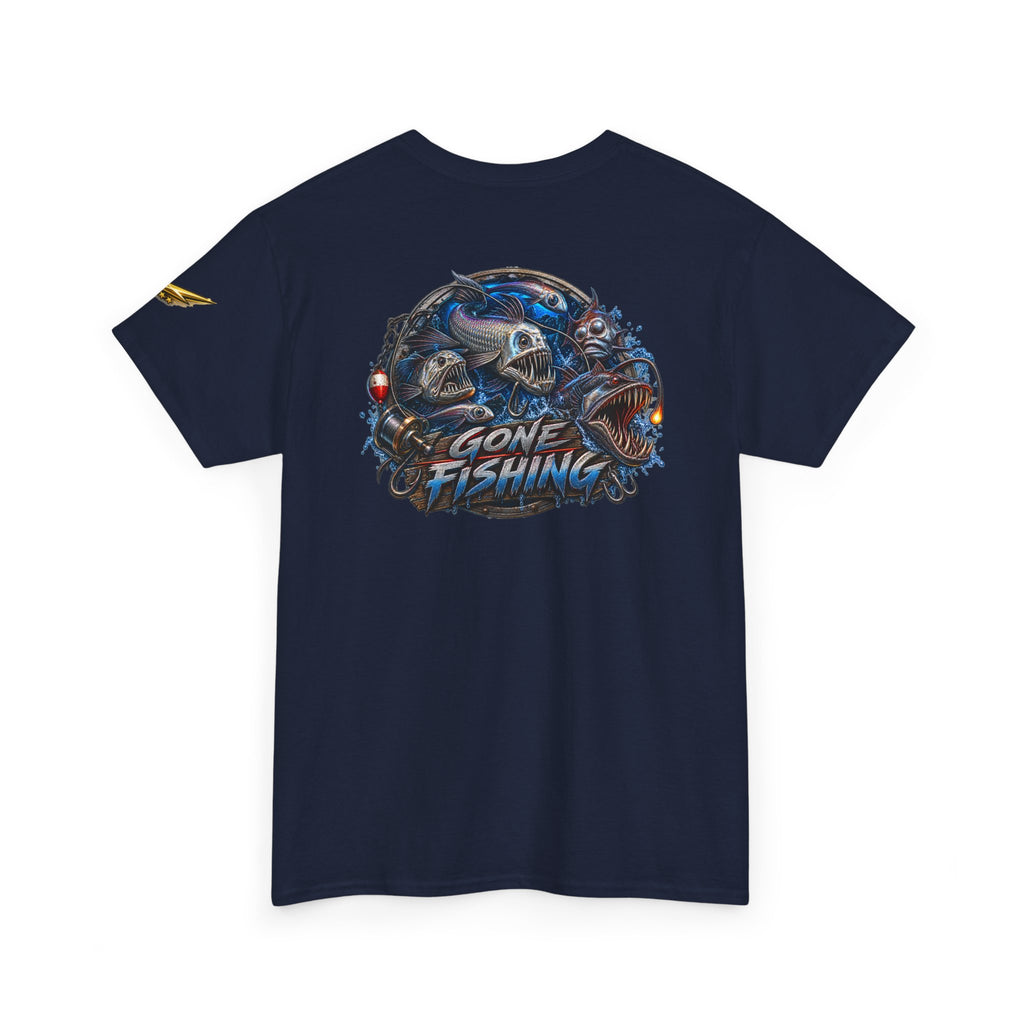 Fishing Tee — "Gone Fishing" Graphic T-Shirt