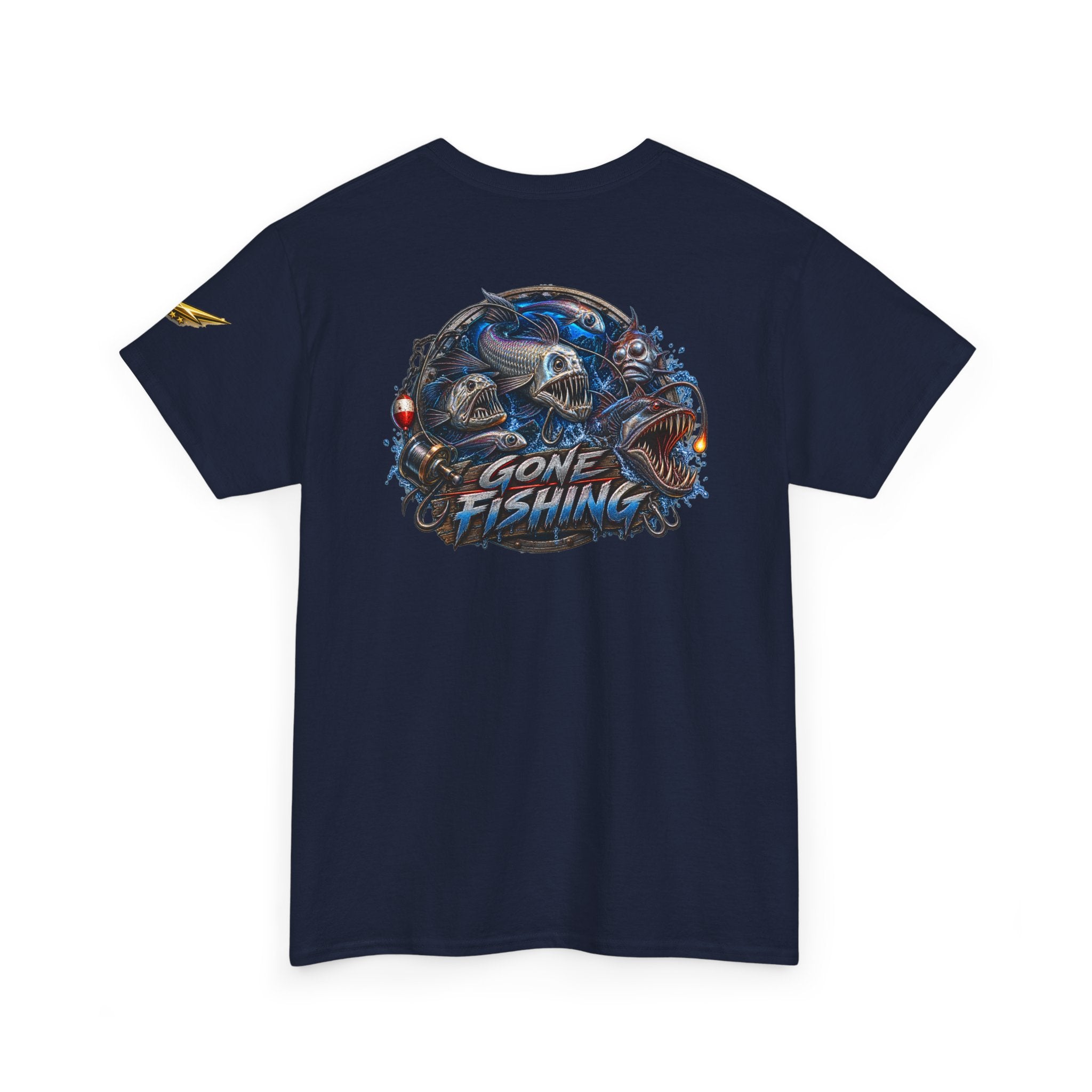 Fishing Tee — "Gone Fishing" Graphic T-Shirt