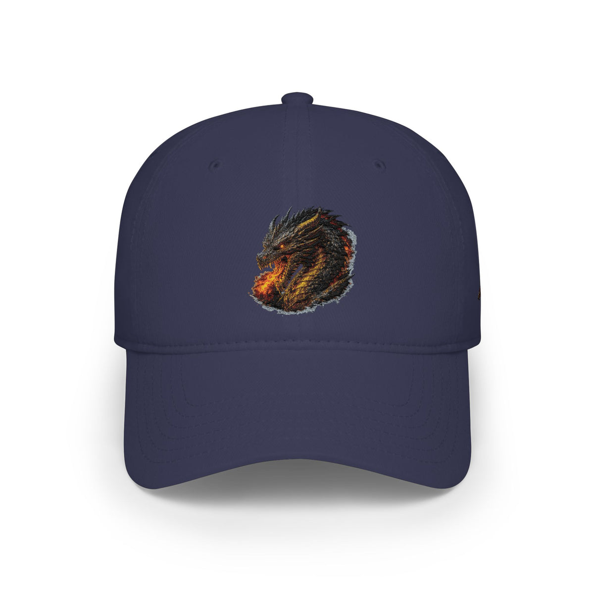 Dragon Head Embroidered Cap — Low Profile Baseball Hat