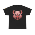 Angry Pig Graphic Tee — Bold Back Print Casual Shirt