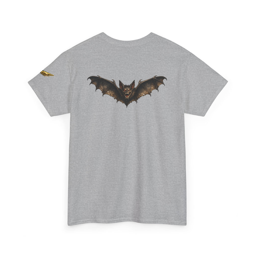 Bat Graphic Tee — Gothic Bat Back Print T-Shirt