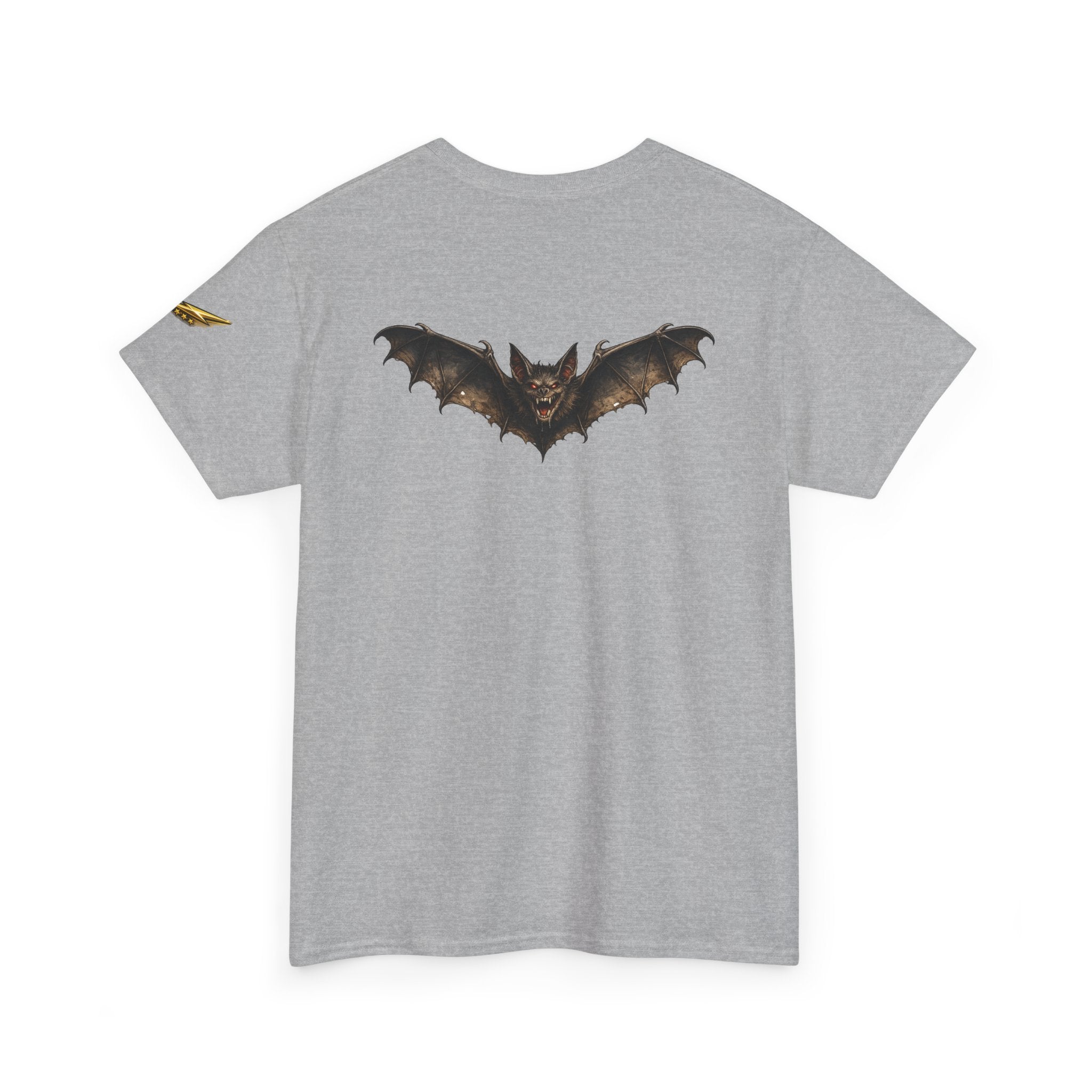 Bat Graphic Tee — Gothic Bat Back Print T-Shirt