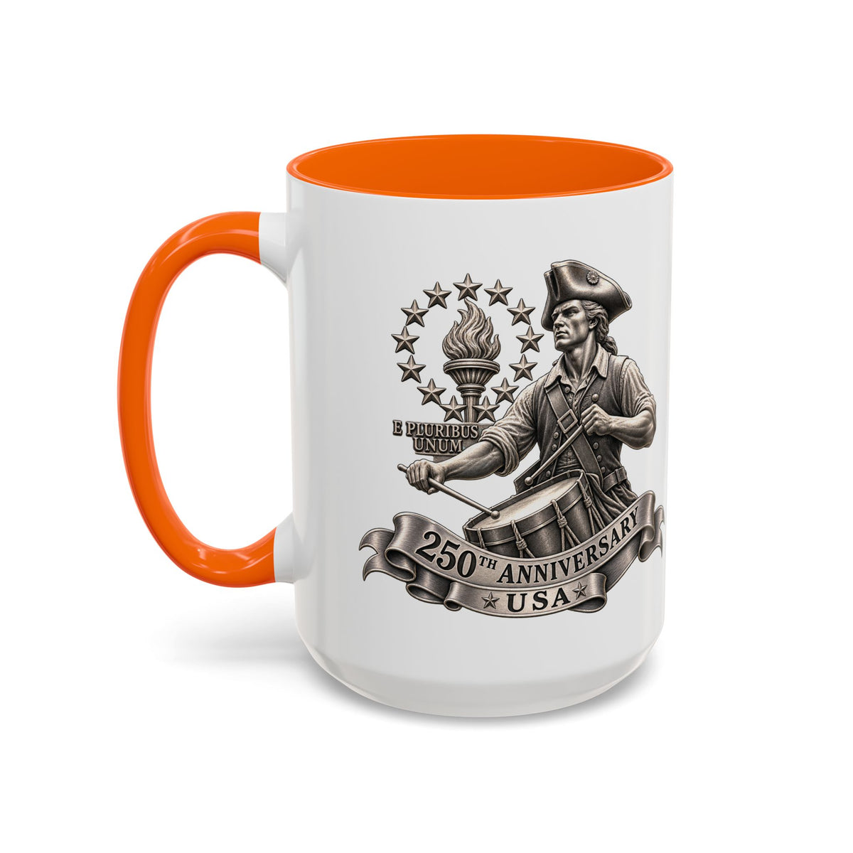 250th Anniversary USA Drum-Major Accent Coffee Mug