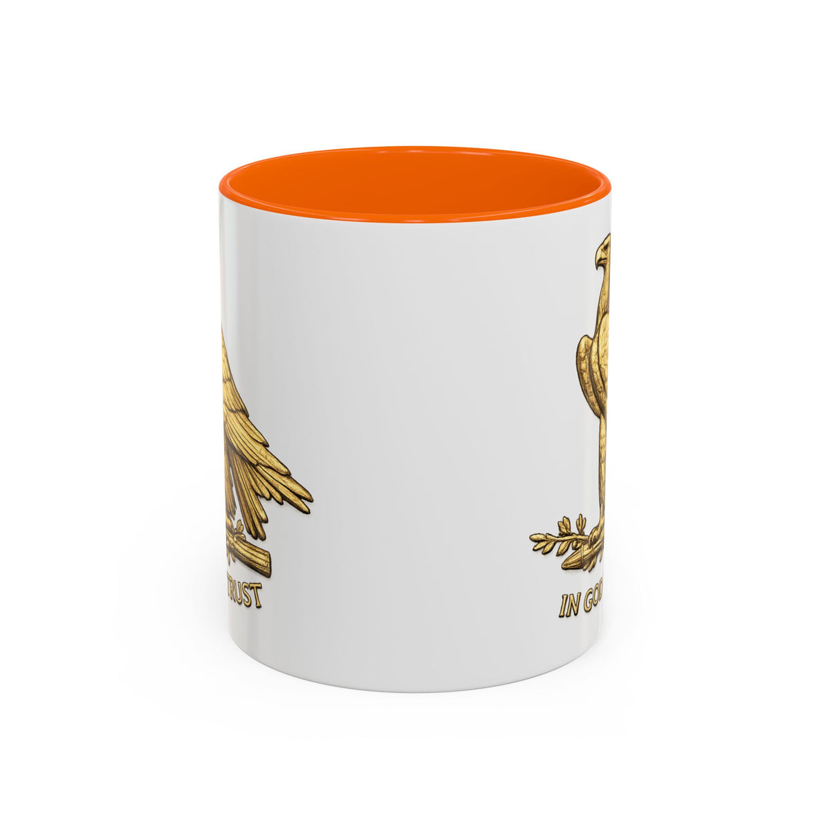 Gold Eagle "In God We Trust" Accent Coffee Mug