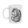 Dragon Ceramic Mug — Gothic Fantasy 11oz & 15oz Coffee Cup