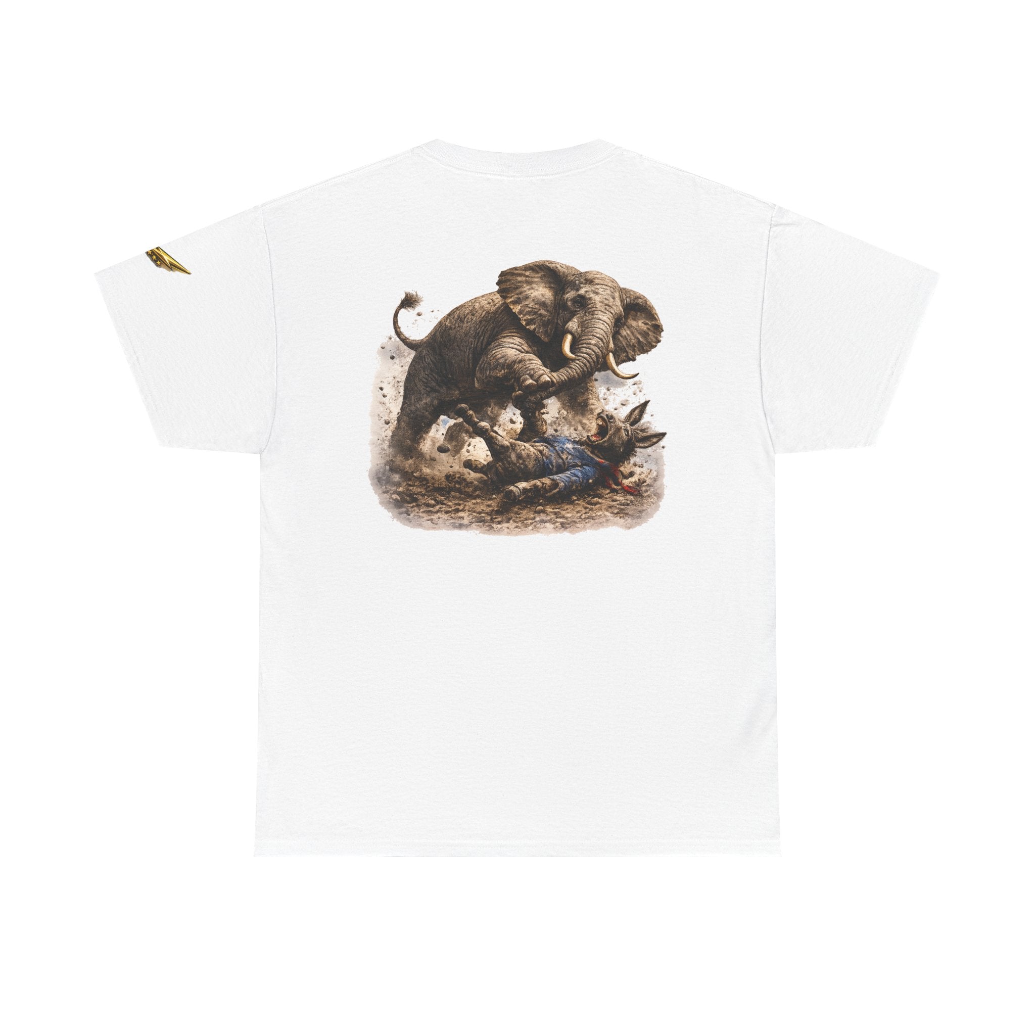 Elephant Playback Tee — Vintage Baby Elephant Illustration T-Shirt