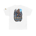 T-Shirt — “He Doesn’t Believe in You Either” Bigfoot Graphic Tee