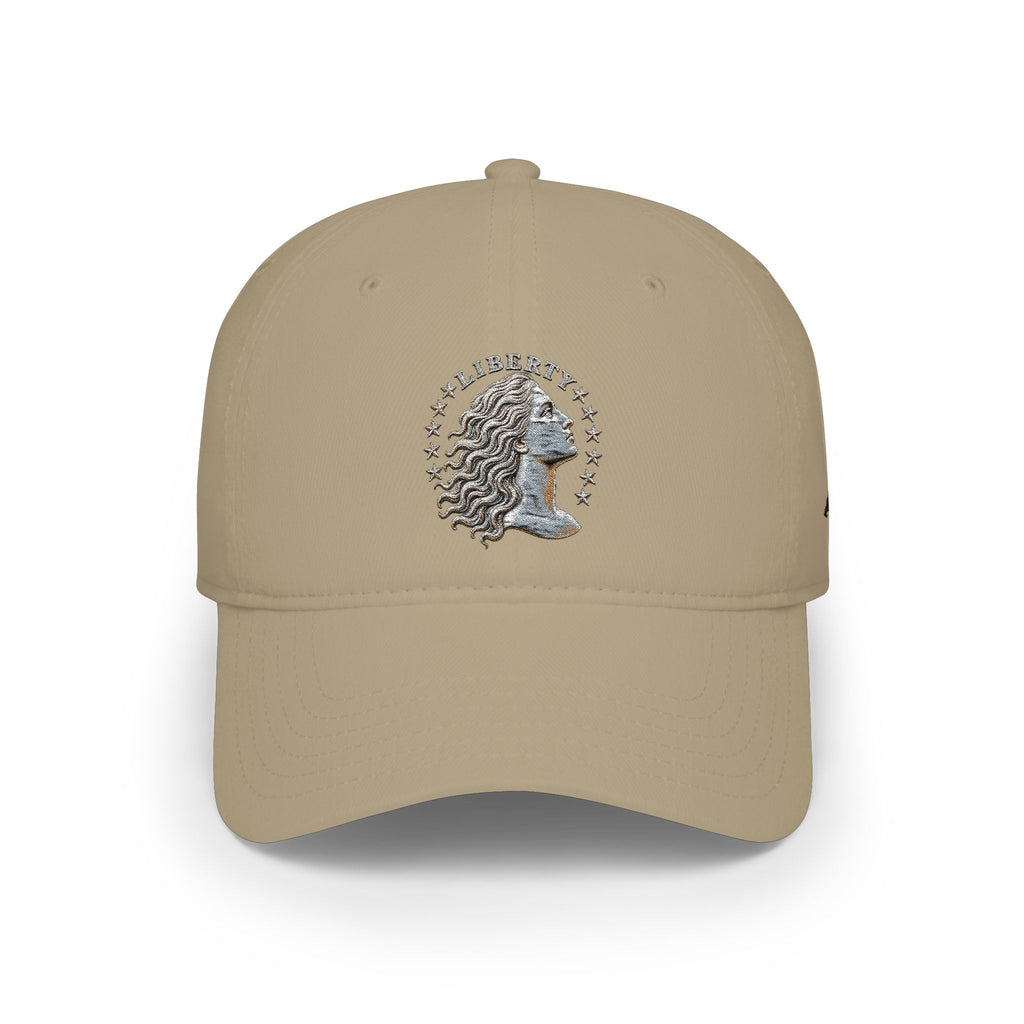 Liberty Coin Profile Cap — Low Profile Baseball Hat with Liberty Head Embroidery