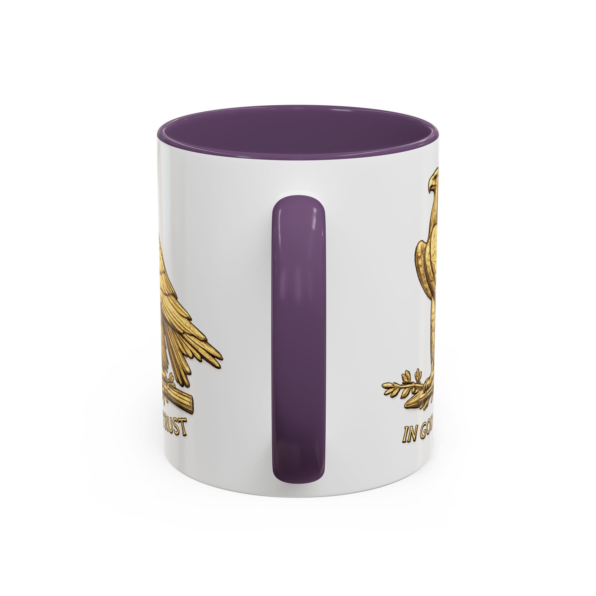 Gold Eagle "In God We Trust" Accent Coffee Mug