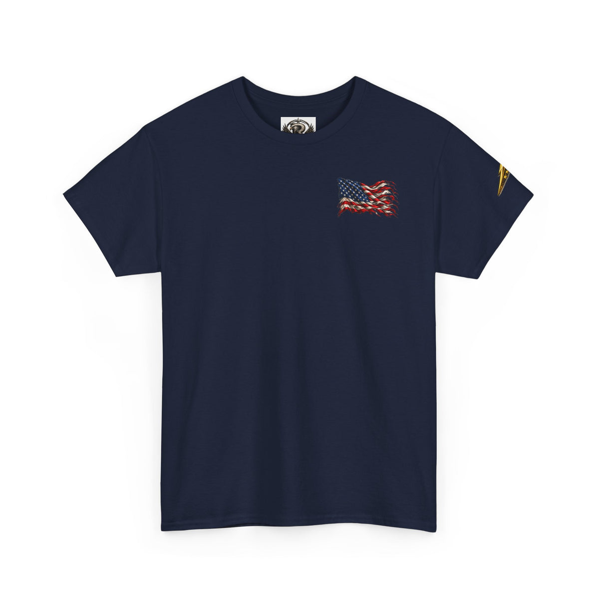 Aviation Fighter Jet T-Shirt — Vintage USAF Flag Graphic Tee