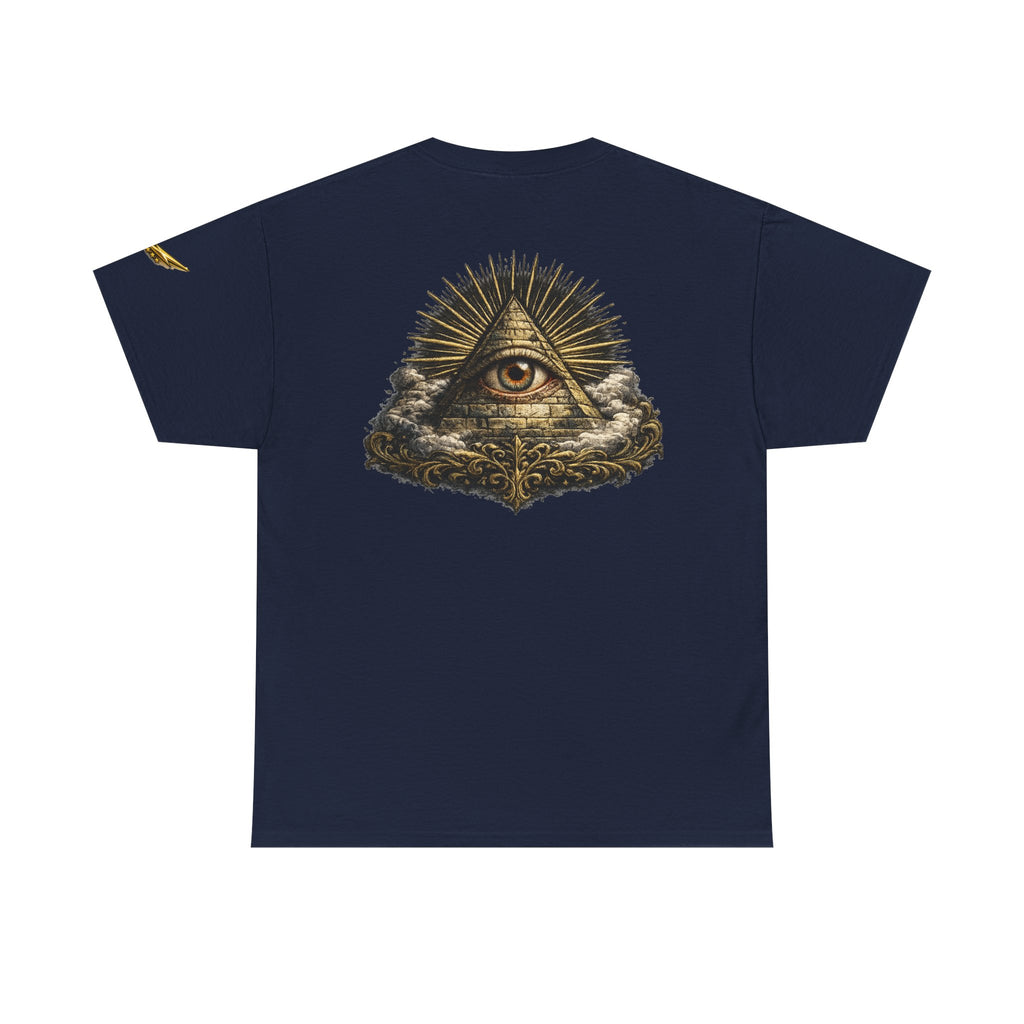 All-Seeing Eye Graphic T-Shirt — Occult Pyramid Art Tee