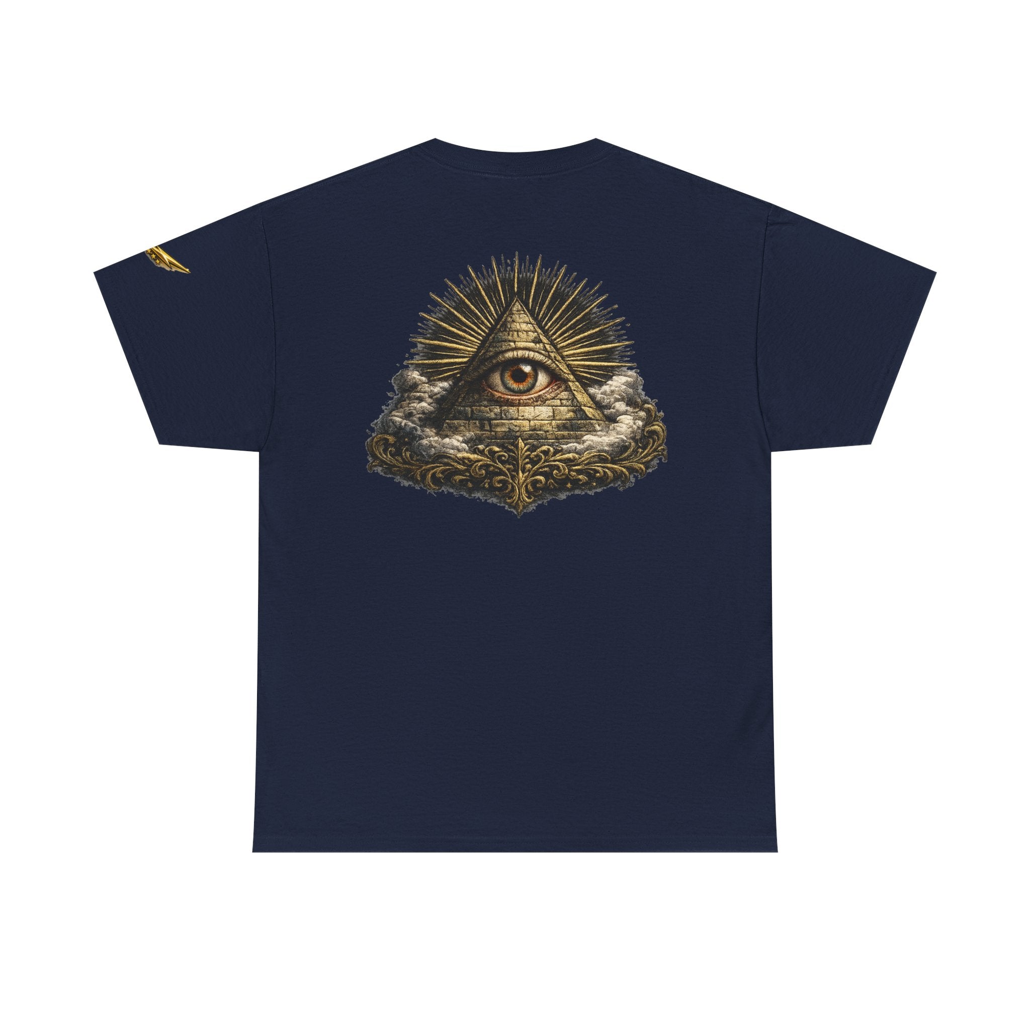 All-Seeing Eye Graphic T-Shirt — Occult Pyramid Art Tee