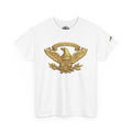 Eagle Crest T‑Shirt — Vintage Gold Eagle Emblem Patriotic Tee