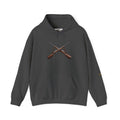 Rifle Crossed Graphic Hoodie — Vintage Hunting Pullover