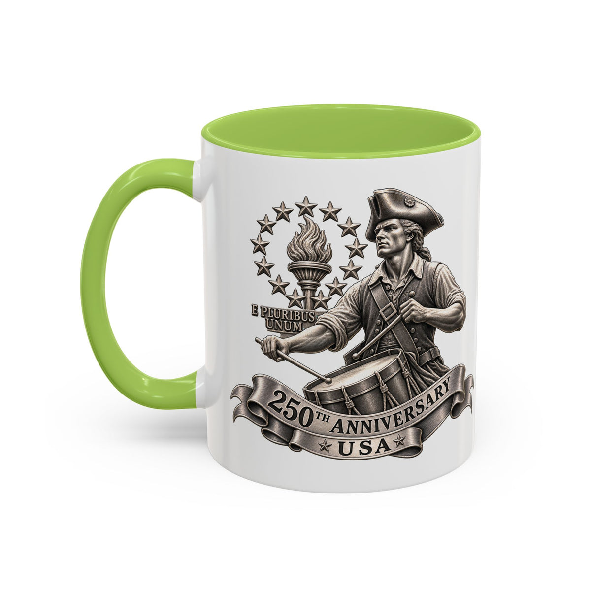 250th Anniversary USA Drum-Major Accent Coffee Mug