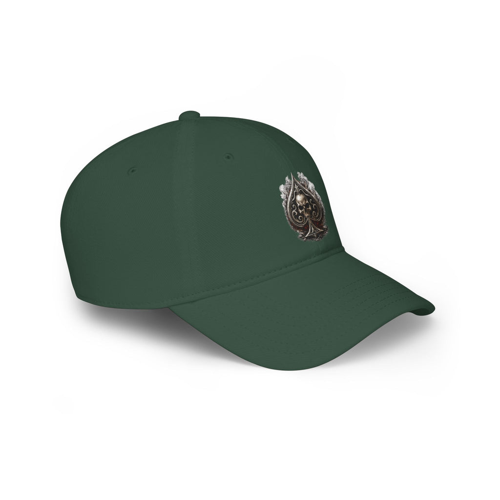 Skull Ace Embroidered Baseball Cap