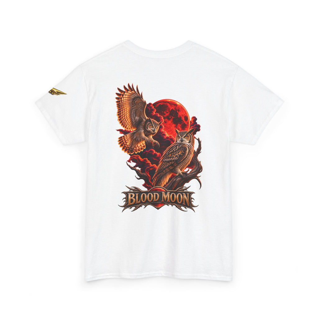 T-Shirt — 'Blood Moon' Owl Graphic Tee