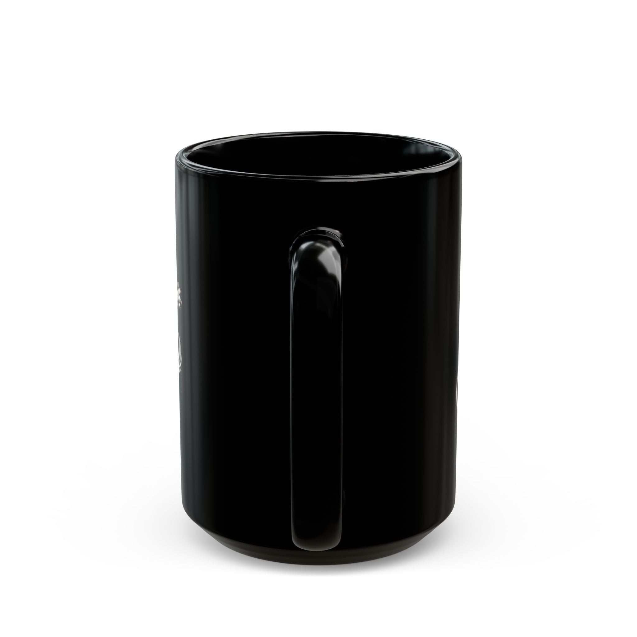 Copy of Regal Lion Crest Black Mug – Crowned Lion with Sun Shield, Medieval Heraldry Coffee Cup