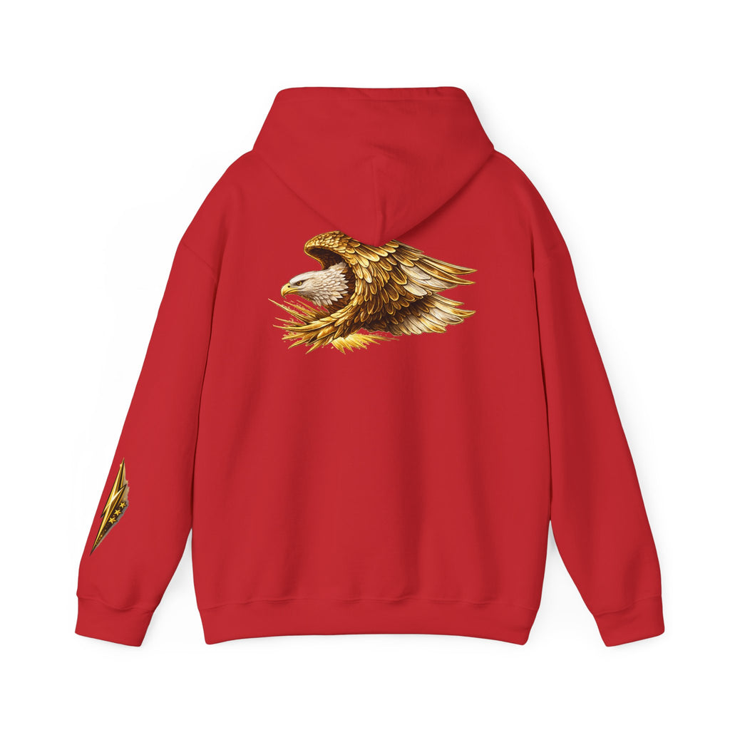 Eagle Wings Hoodie — Golden Bald Eagle Graphic Pullover