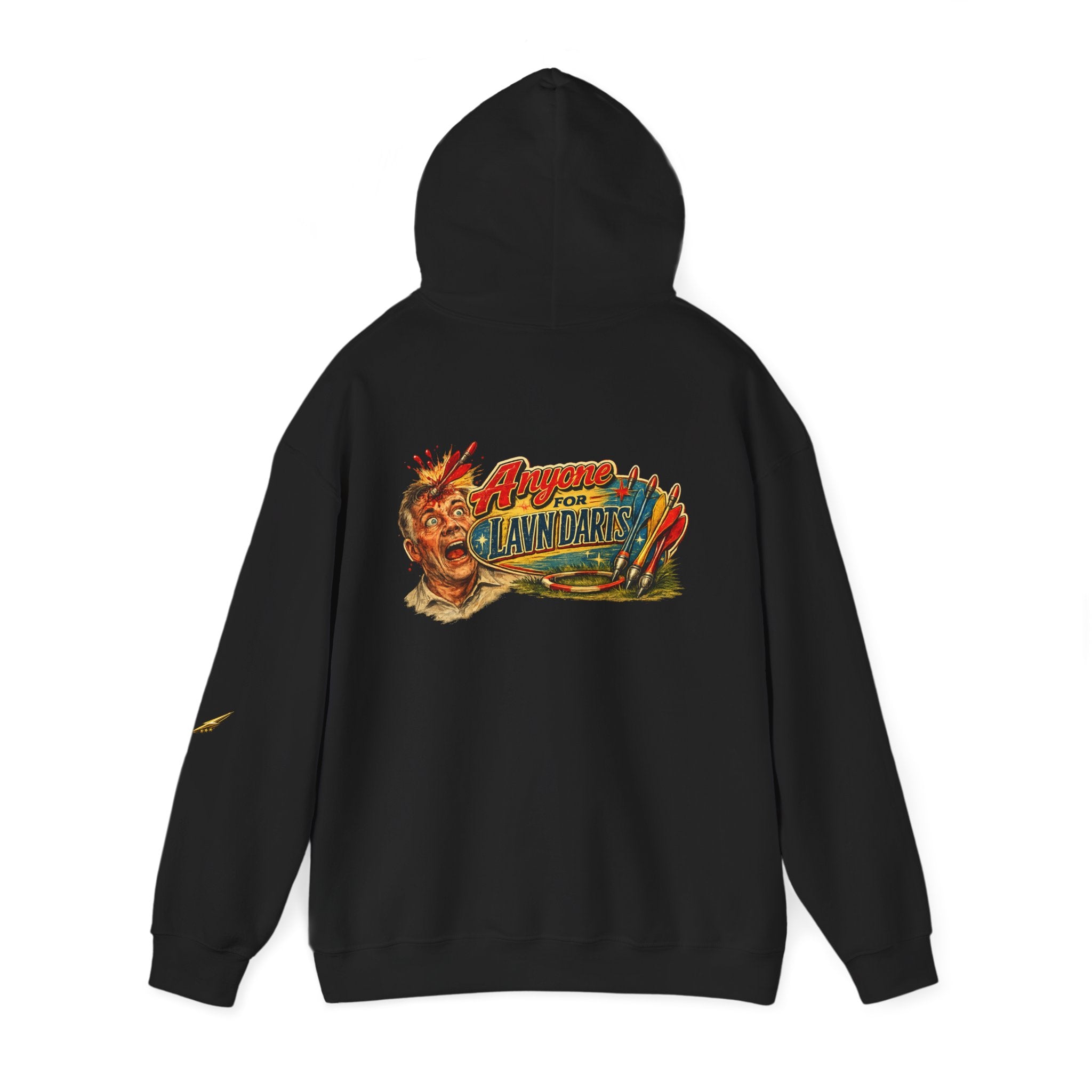 Hoodie - Awesome Lawn Darts Vintage Graphic Hoodie