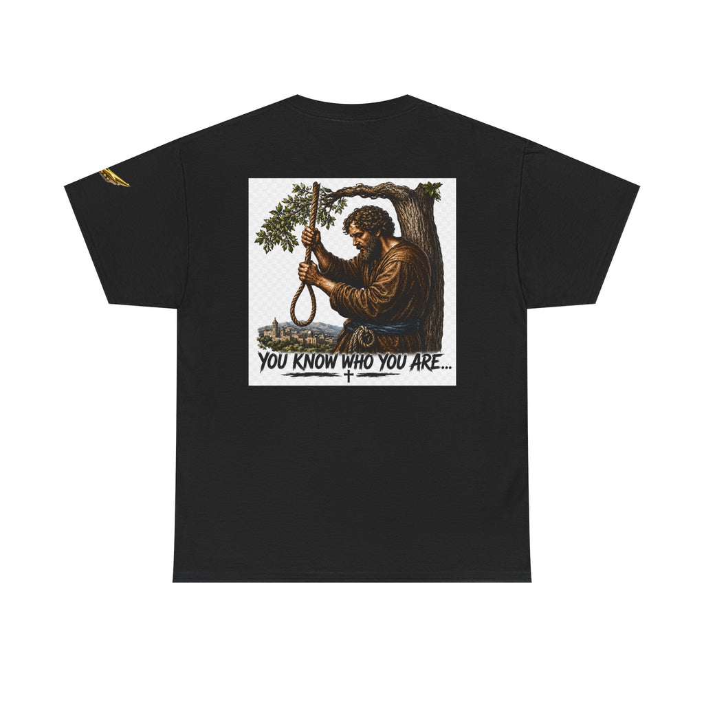 T‑Shirt — 'You Know Who You Are' Vintage Hangman Judas Graphic Tee
