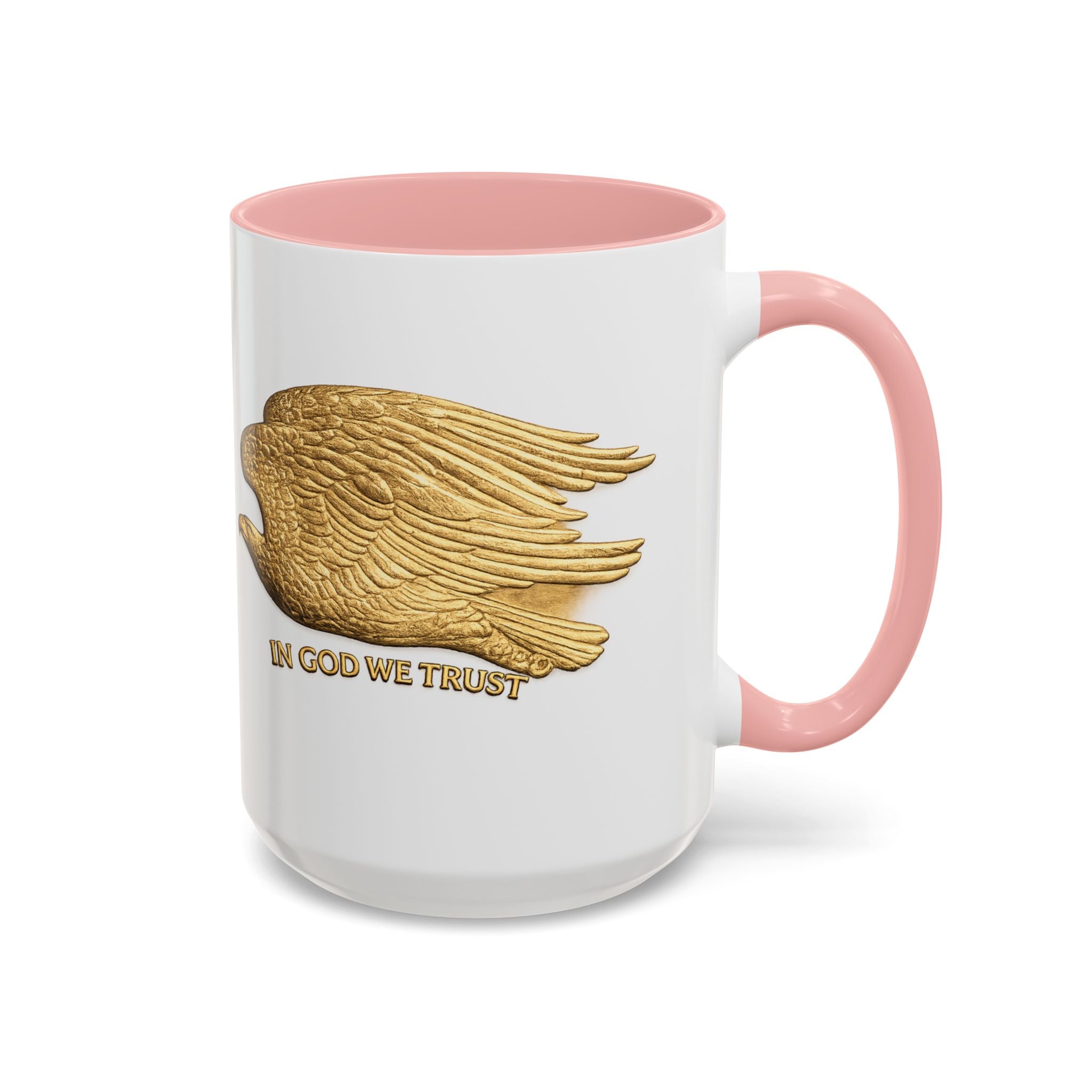 Gold Eagle "In God We Trust" Accent Coffee Mug