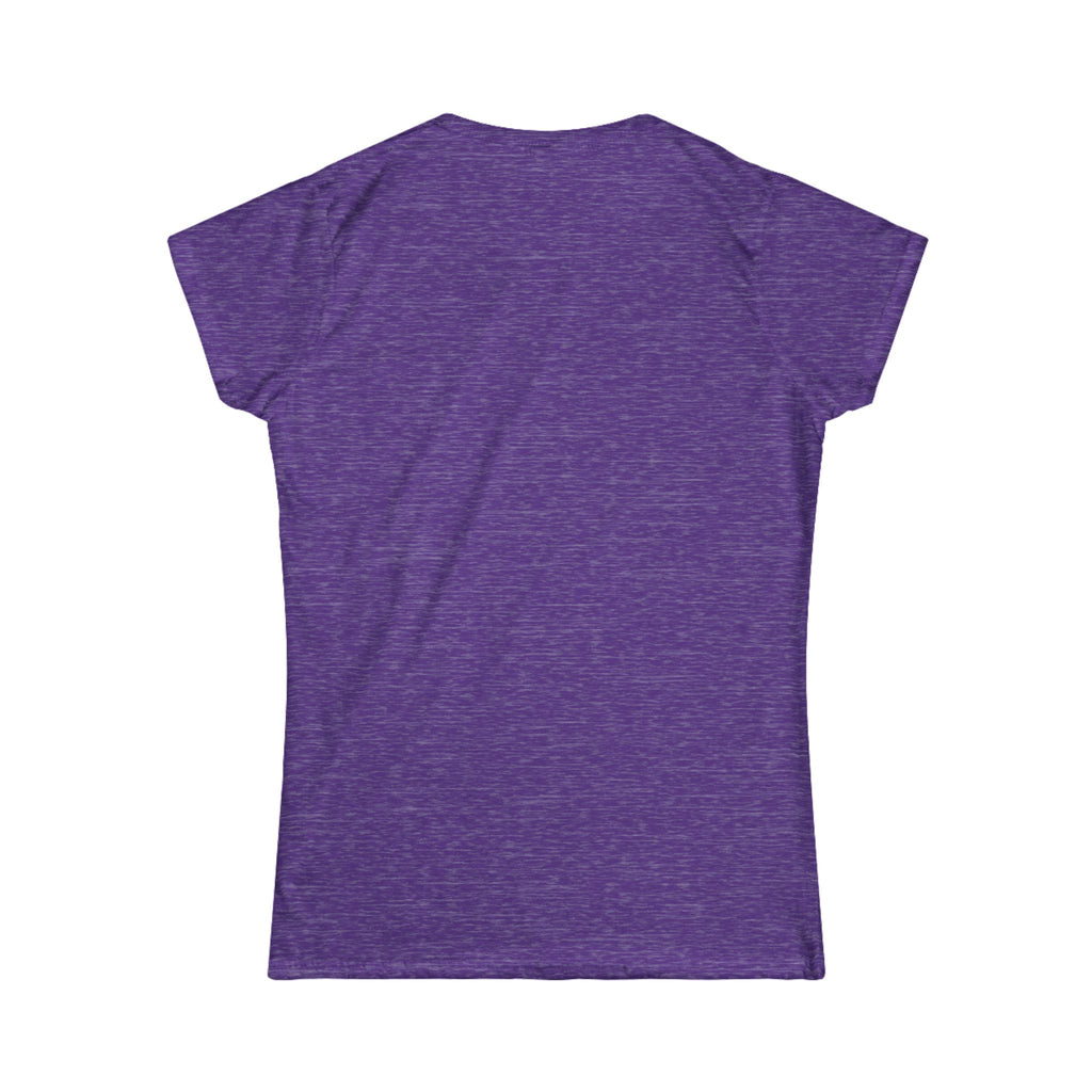 Women's Softstyle Tee — 'Eyes Up Here' Minimal Graphic Shirt