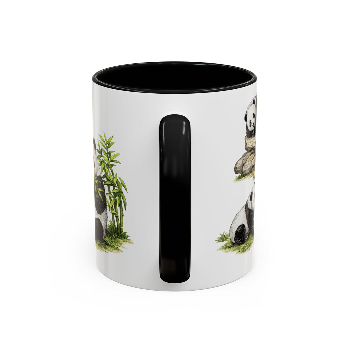 Sculpted Profile Accent Coffee Mug — Classical Bust Design (11/15 oz)