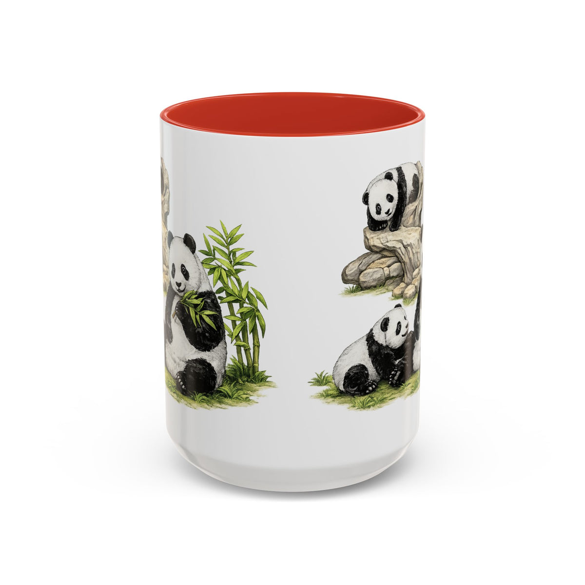 Sculpted Profile Accent Coffee Mug — Classical Bust Design (11/15 oz)