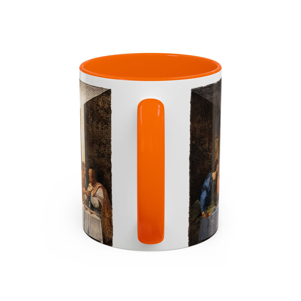 Last Supper Accent Coffee Mug — Religious Art Ceramic Coffee Cup (11/15oz)