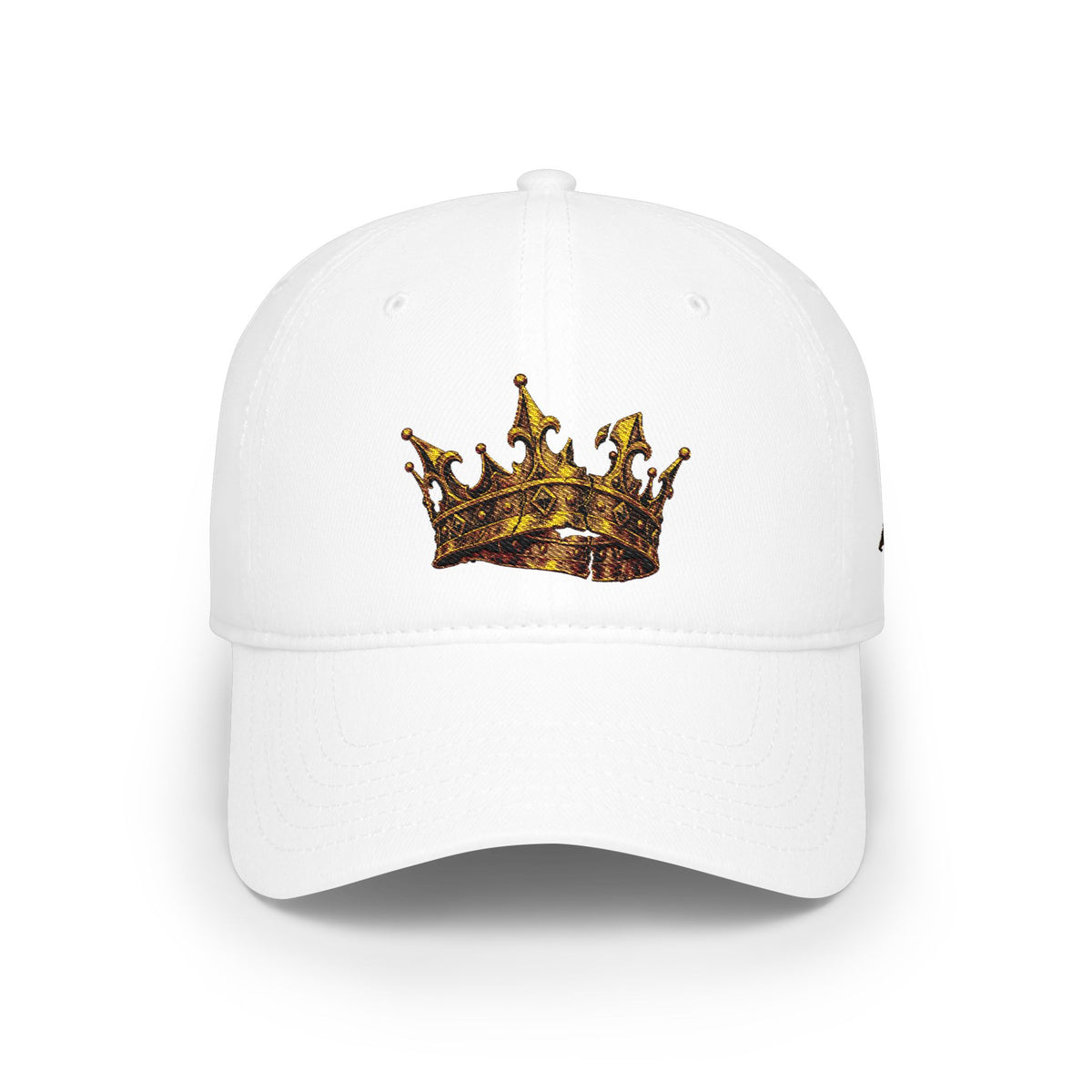 Gold Crown Low Profile Baseball Cap — Royal Streetwear Hat