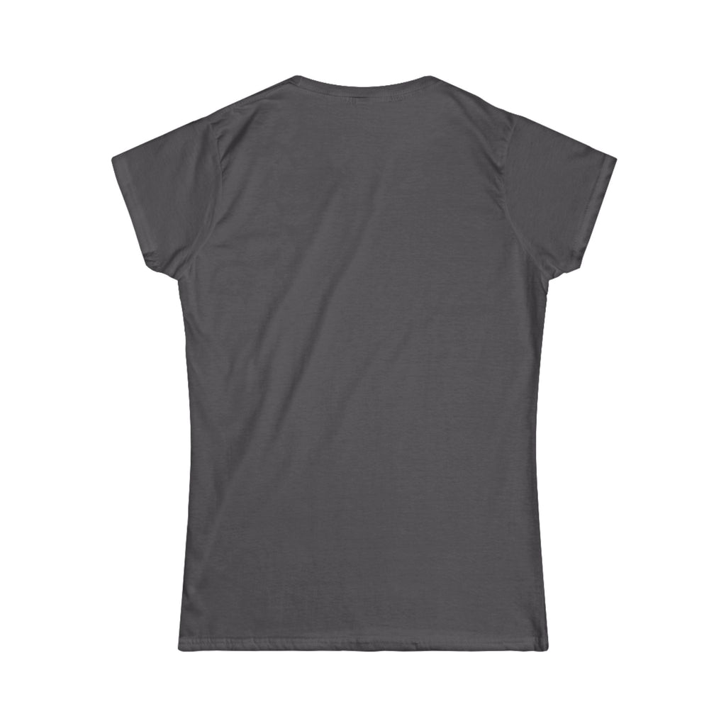 Women's Softstyle Tee — 'Eyes Up Here' Minimal Graphic Shirt