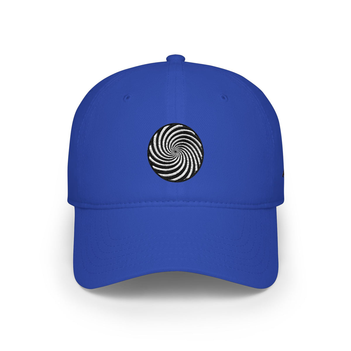 Spiral Swirl Embroidered Cap — Low Profile Baseball Hat