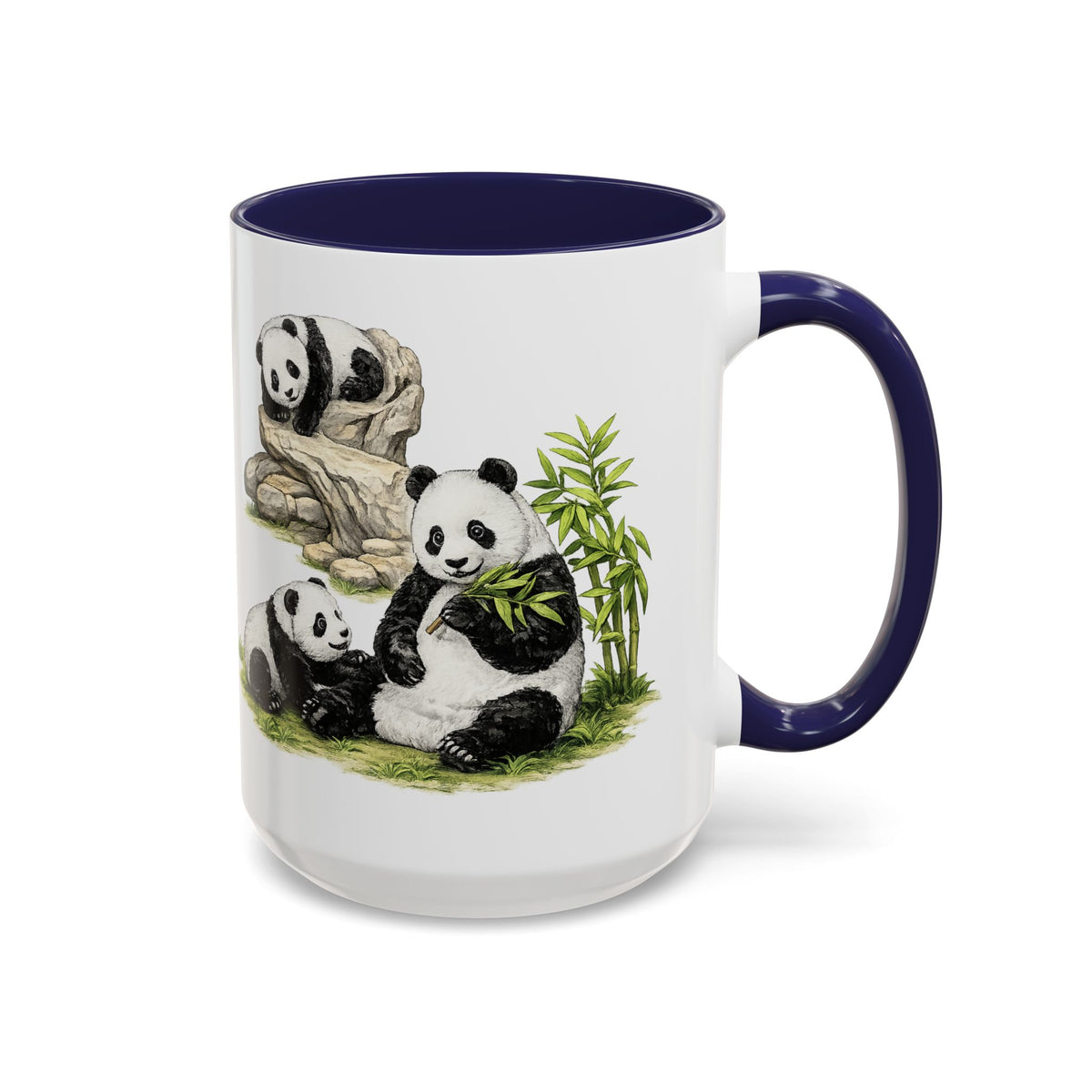 Sculpted Profile Accent Coffee Mug — Classical Bust Design (11/15 oz)