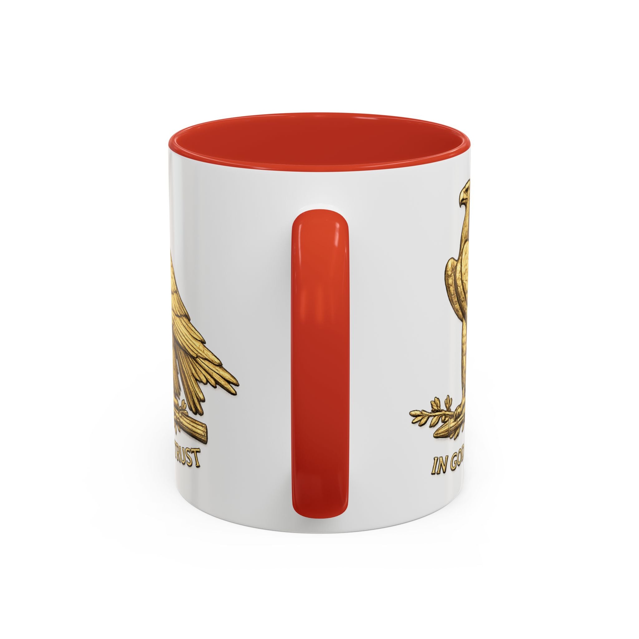 Gold Eagle "In God We Trust" Accent Coffee Mug