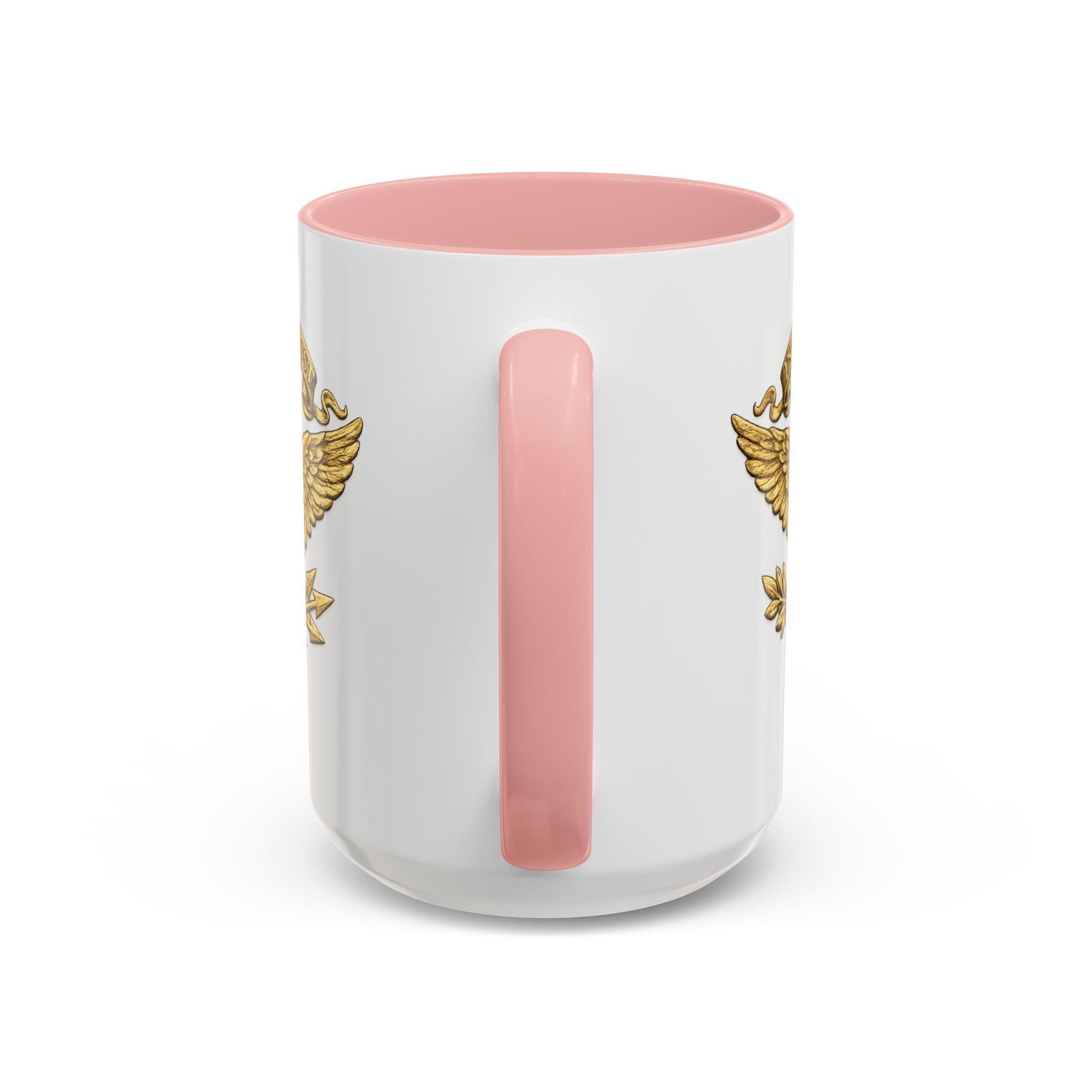 Gold Eagle 'In God We Trust' Accent Coffee Mug — Patriotic 11/15oz
