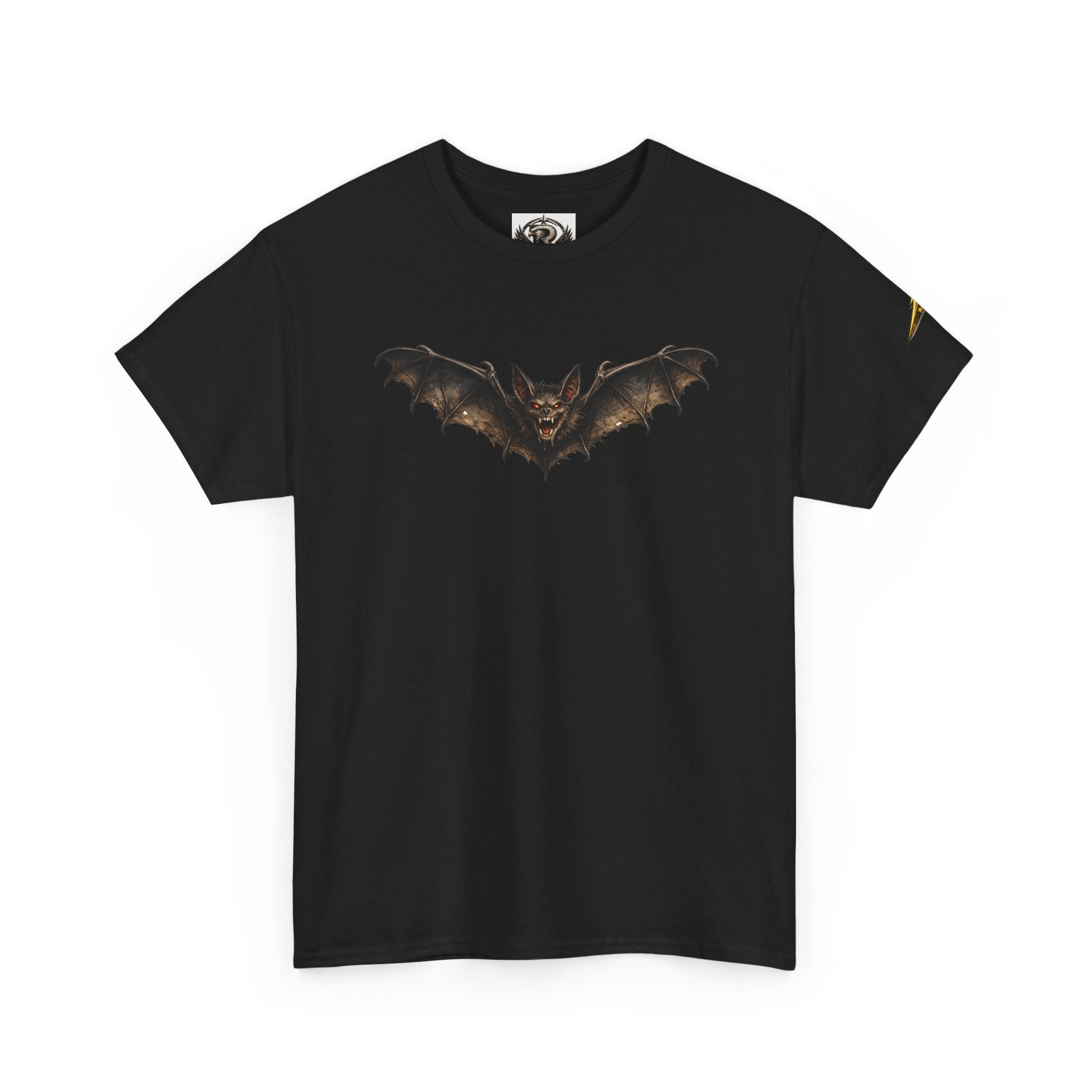 Bat Silhouette Tee — Gothic Halloween Bat Graphic T-Shirt