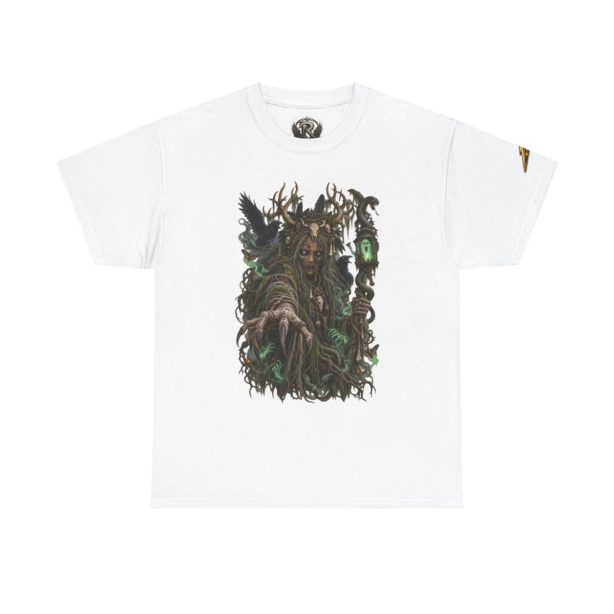 Forest Witch Graphic Tee — Dark Fantasy Nature Spirit T-Shirt