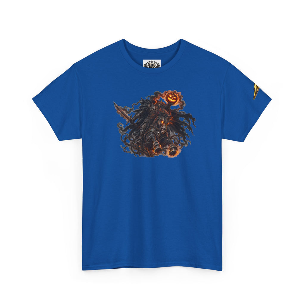 T-Shirt — Gothic Pumpkin Skull Graphic Tee (Halloween Horror Vibe)