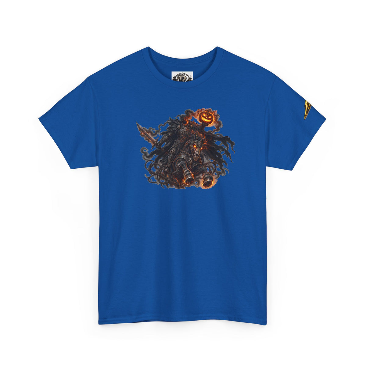T-Shirt — Gothic Pumpkin Skull Graphic Tee (Halloween Horror Vibe)