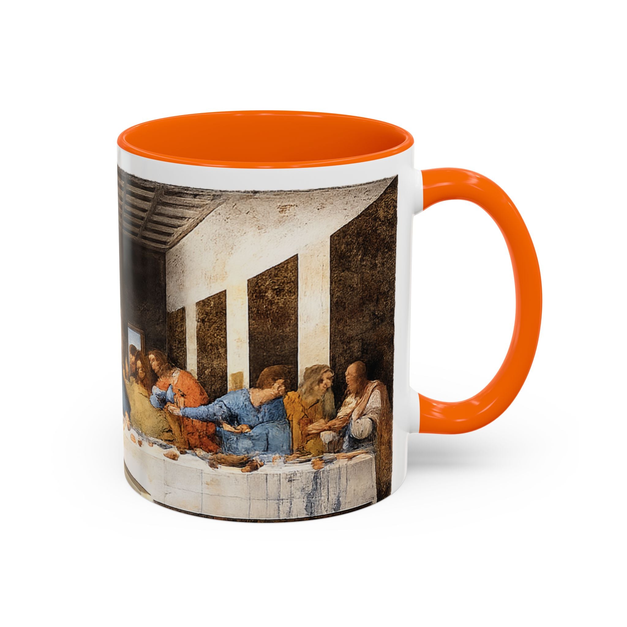 Last Supper Accent Coffee Mug — Religious Art Ceramic Coffee Cup (11/15oz)