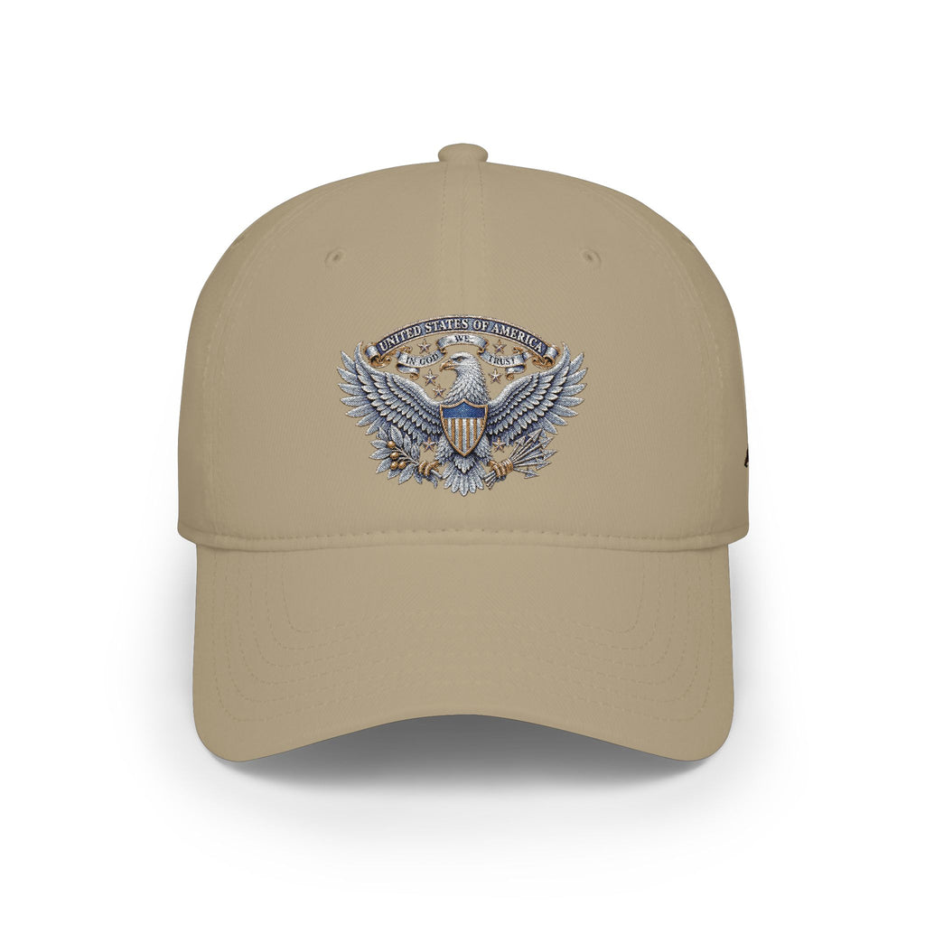 Patriotic Eagle Low Profile Baseball Cap