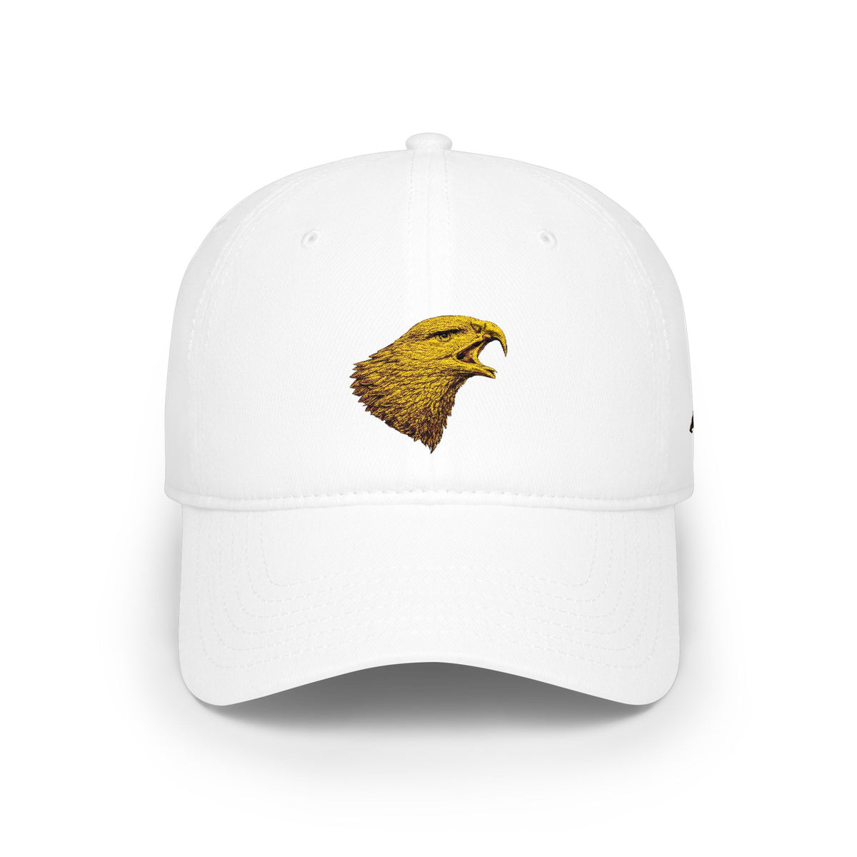 Embroidered Golden Eagle Low-Profile Baseball Cap
