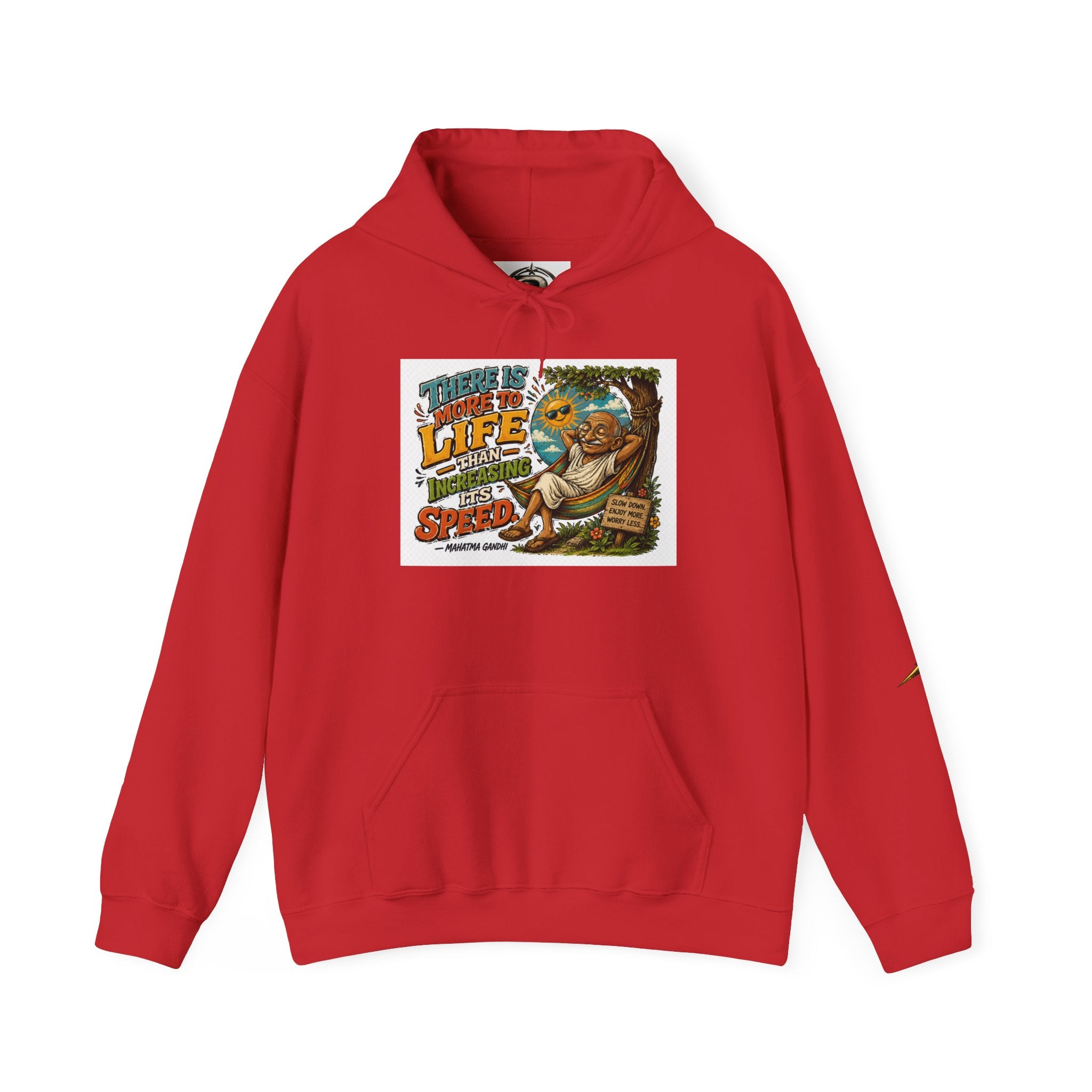 Sloth Life Hoodie — "There Is More to Life Than Speed" Relaxed Pullover