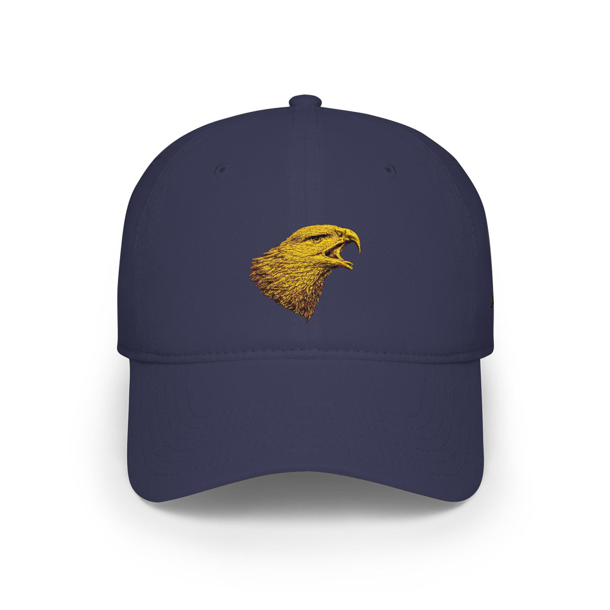 Embroidered Golden Eagle Low-Profile Baseball Cap