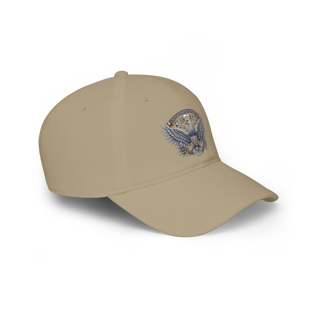 Patriotic Eagle Low Profile Baseball Cap